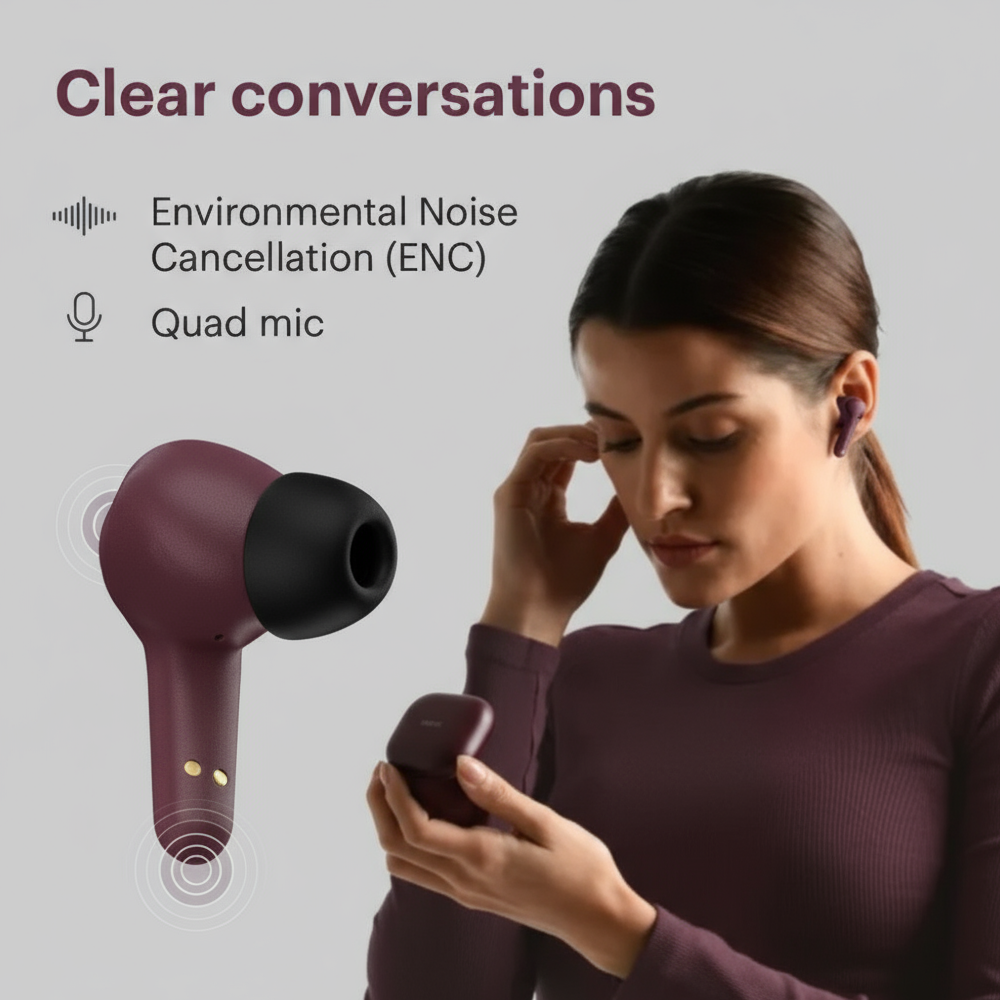 Noise Buds Prima 2 – True Wireless Earbuds with 50 Hours Playtime, Instacharge™, ENC & Quad Mic - Image 5